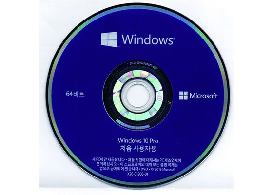 China Windows original 10 sistemas genuínos do ósmio de Dvd do bocado do profissional 64 fornecedor