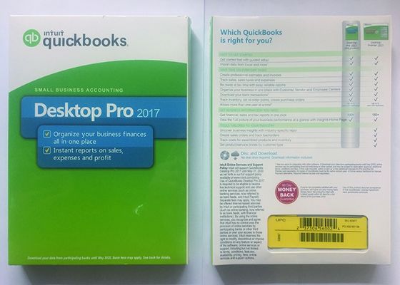 China Meios do Desktop 2017 DVD de QuickBooks do software de contabilidade da empresa fornecedor