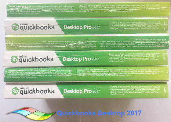 China Software 2017 velho do Desktop de QuickBooks da versão 1-User, folha de pagamento do Desktop de Quickbooks fornecedor