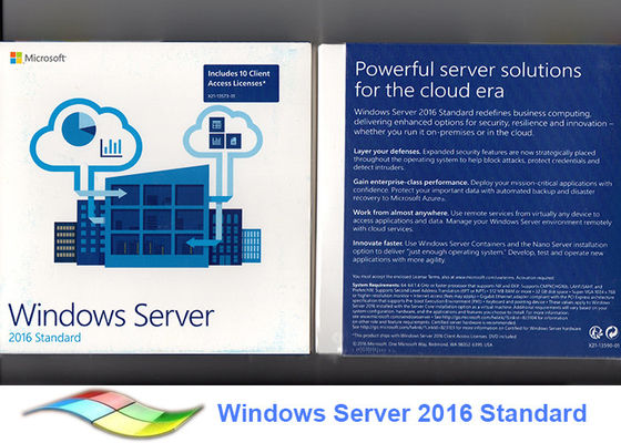 China Original de Windows Small Business Server 2016 100% da língua do COA X20 multi fornecedor