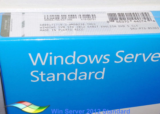 China Versão completa Windows Server 2012 sistemas customizáveis padrão DVD de FPP FQC 64bit fornecedor