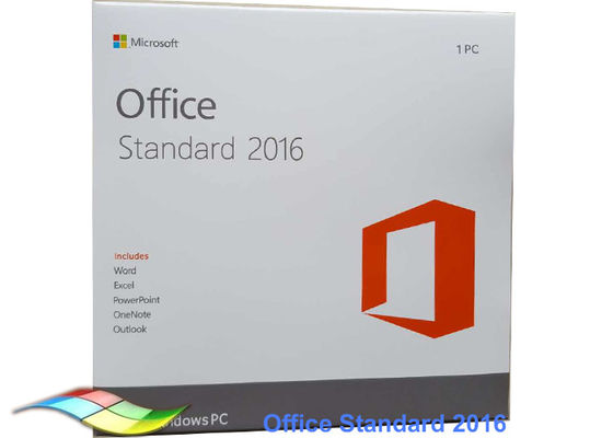 China Sistema operacional padrão da janela do bloco do retalho de Microsoft Office 2016 DVD para o PC fornecedor