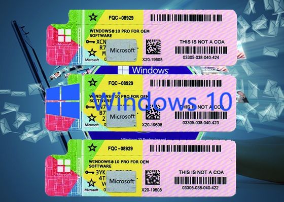 China Dos sistemas genuínos do software 64BIT da chave do produto de Windows 10 multi língua, Windows 10 pro Keycode fornecedor