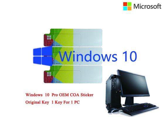 China Licença da etiqueta do COA de Windows 10 coreanos da língua a pro em linha ativa FQC customizável genuíno fornecedor
