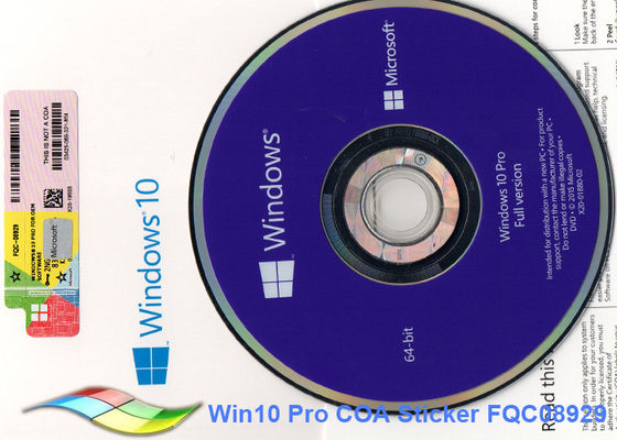 China etiqueta do OEM de 64bit Microsoft Windows 10 a pro em linha ativa Oem Dvd de Windows 10 fornecedor