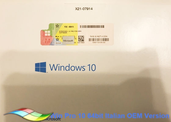 China A versão completa Windows 10 pro sistemas da etiqueta 32bit do OEM genuínos ativa fornecedor