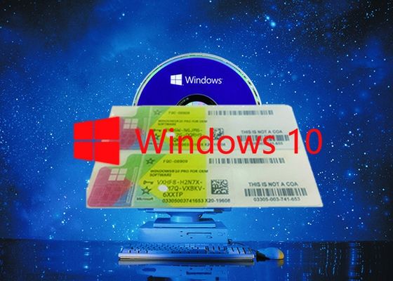 China Etiqueta do COA de Windows 10 completos da versão pro que trabalha sistemas customizáveis chaves de série de FQC 64bit fornecedor