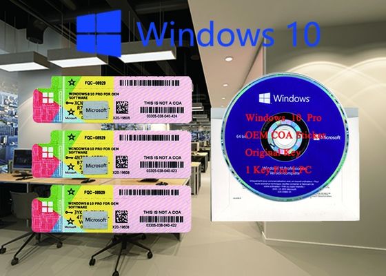China Bocado x do COA 32 de Windows 10 genuínos pro multi língua FQC 08929 de 64 bocados fornecedor
